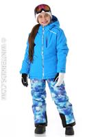 Girls Ella Jacket - Azure - Sunice Girls Ella Jacket - WinterKids.com                                                                                                             