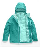 The North Face Fresh Tracks Triclimate Pant - Girls - Kokomo Green - The North Face Girls Fresh Tracks Triclimate Jacket - WinterKids.com                                                                                  