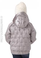 Girls Mashup Full Zip - Metallic Silver - The North Face Girls Mashup Full Zip - WinterKids.com                                                                                                 