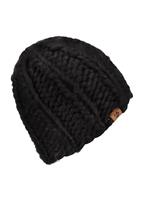 Girls Boston Cable Knit Hat - Black (16009) - Obermeyer Girls Boston Cable Knit Hat - WinterKids.com                                                                                                