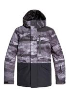 Mission Block Youth Jacket - Black Matte Painting - Quiksilver Mission Block Youth Jacket - WinterKids.com                                                                                                