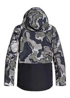Mission Block Youth Jacket - Black Sir Edwards - Quiksilver Mission Block Youth Jacket - WinterKids.com                                                                                                