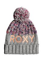 Alyeska Girl Beanie - Heather Grey - Roxy Alyeska Girl Beanie - WinterKids.com                                                                                                             