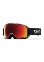 Grom Goggle - Black/Red Sol-X Mirror - Smith Grom Goggle - WinterKids.com
