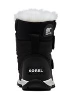 Childrens Whitney Strap Boot - Black / Sea Salt - Sorel Childrens Whitney Strap Boot - WinterKids.com                                                                                                   