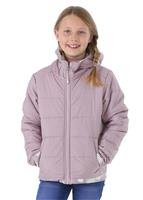 Girls Reversible Perrito Jacket - Ash Purple Mountain Print - The North Face Girls Reversible Perrito Jacket - WinterKids.com                                                                                       