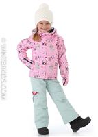 Toddler Mini Jetty Jacket - Prism Pink Snow Trip - Roxy Toddler Mini Jetty Jacket - WinterKids.com