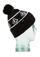 Boys Powder Beanie - Black - Volcom Boys Powder Beanie - WinterKids.com                                                                                                            