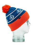 Boys Powder Beanie - Blue - Volcom Boys Powder Beanie - WinterKids.com                                                                                                            