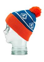 Boys Powder Beanie - Blue - Volcom Boys Powder Beanie - WinterKids.com                                                                                                            