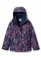 Girls Bugaboo II Fleece 3-In-1 Jacket - Nocturnal Blot - Columbia Girls Bugaboo II Fleece 3-In-1 Jacket - WinterKids.com