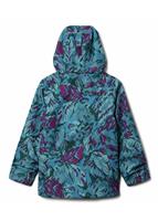 Girls Bugaboo II Fleece 3-In-1 Jacket - Plum Leafscape - Columbia Girls Bugaboo II Fleece 3-In-1 Jacket - WinterKids.com
