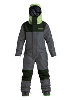 Youth Freedom Insulated Suit - Black Hot Green - Airblaster Youth Freedom Insulated Suit - WinterKids.com                                                                                              