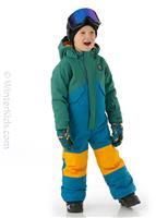 Toddler One Piece - Fir Green / Celestial Blue - Burton Toddler One Piece - WinterKids.com                                                                                                             