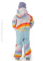 Toddler One Piece - Stout White Rainbow Mashup - Burton Toddler One Piece - WinterKids.com                                                                                                             
