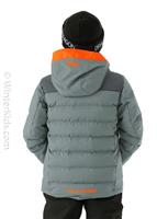 Boy's Jr Cyclone Jacket - Trooper - Helly Hansen Boys Jr Cyclone Jacket - WinterKids.com
