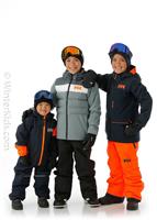 Boy's Jr Cyclone Jacket - Trooper - Helly Hansen Boys Jr Cyclone Jacket - WinterKids.com