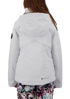 Girls Rylee Jacket - White (16010) - Obermeyer Girls Rylee Jacket - WinterKids.com                                                                                                         