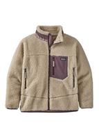 Patagonia Retro-X Jacket - Youth - Natural with Hyssop Purple (NAHP) - Youth Retro-X Jacket                                                                                                                                  