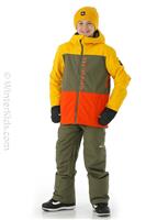 Side Hit Youth Jacket - Grape Leaf (CRE0) - Quiksilver Side Hit Youth Jacket - WinterKids.com                                                                                                     