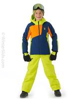 Boys Ambush Jacket - Abyss - Spyder Boys Ambush Jacket - WinterKids.com                                                                                                            
