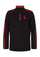Boys Speed Fleece Zip T-Neck - Black - Spyder Boys Speed Fleece Zip T-Neck - WinterKids.com                                                                                                  