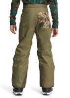 Boys Freedom Insulated Pant - Burnt Olive Green - TNF Boys Freedom Insulated Pant - WinterKids.com                                                                                                      