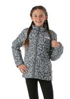 Girls Printed Reversible Mossbud Swirl Jacket