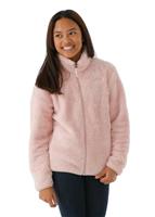 Girls Suave Oso Fleece Jacket - Peach Pink - TNF Girls Suave Oso Fleece Jacket - WinterKids.com                                                                                                    