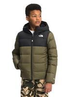 Youth Moondoggy Hoodie - Burnt Olive Green / TNF Black - TNF Youth Moondoggy Hoodie - WinterKids.com                                                                                                           