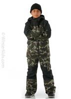 Boys Vernon Insulated Jacket - Army Camo - Volcom Boys Vernon Insulated Jacket - WinterKids.com                                                                                                  