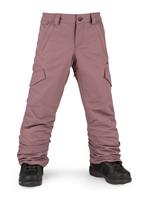 Girls Silver Pine Insulated Pant - Rosewood - Volcom Girls Silver Pine Insulated Pant - WinterKids.com