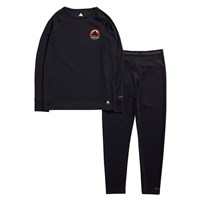 Kids' Lightweight Base Layer Set - True Black