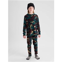 Kids' Fleece Base Layer Set - Seersucker Camo