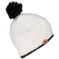 Girls Chicago Knit Pom Hat - White (16010)