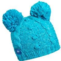 Youth Fluff Balls Beanie - Turquoise
