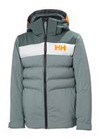 Boy's Jr Cyclone Jacket - Trooper - Helly Hansen Boys Jr Cyclone Jacket - WinterKids.com