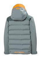 Boy's Jr Cyclone Jacket - Trooper - Helly Hansen Boys Jr Cyclone Jacket - WinterKids.com