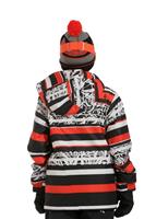 Airship Insulated Jacket (Exploded Stone Stripe) - Back View
