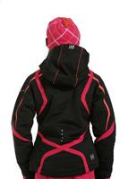 Girls Amber Jacket (Fuchsia) - Back View