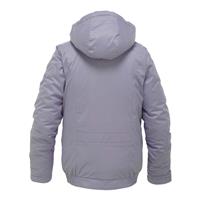 'Girls' Twist Bomber Jacket (Funshine Candy Plaid) - Amethyst