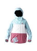 Girls Amo Jacket (White/Crazy Pink/Blue Radiance) - Studio Shot                                                                                                                                           