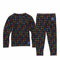 Youth Minishred Fleece Set - Arcade Print