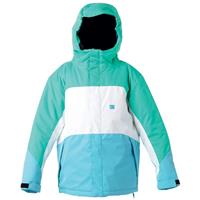 Girls Farah Jacket (Blue Toll/Arcadia Green/White) - Arcadia Green / White / Blue Toll