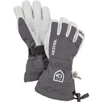 Junior Army Leather Heli Ski Jr. Glove - Grey