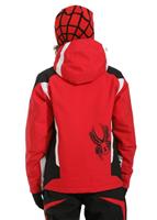 Boys Fang Core 3-in-1 Jacket (Red/Black/White) - Back View