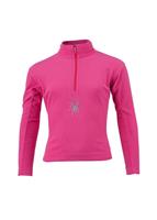F11 Bitsy Chloe Fleece T-Neck (Hot Pink) - Studio View