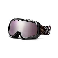 Youth Gambler Goggle - Black One Percenter Frame with Ignitor Mirror Lens - Youth Gambler Goggle                                                                                                                                  