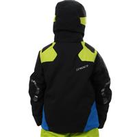 Boys Vail Jacket (White/Volcano/Black) - Black / Sharp Lime / Collegiate
