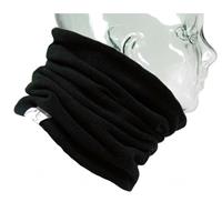 Youth Double-Layer Neckwarmer - Black - Youth Double-Layer Neckwarmer - WinterKids.com                                                                                                        